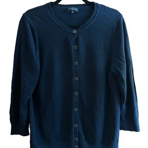 The Limited Navy Cardigan XL